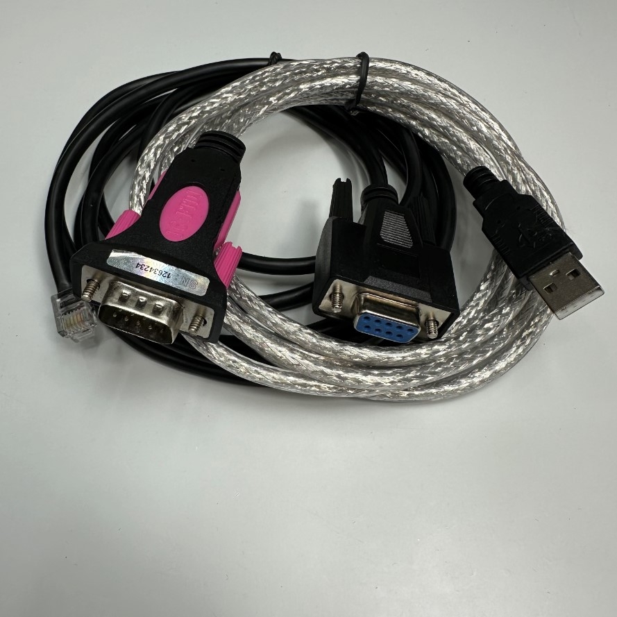 Cáp 3M 10ft FloBoss S600 FSFB-S600/3080017 FTDI Chip Serial Adapter Cable For Thiết Bị Đo Lưu Lượng Emerson Floboss S600+ Flow Computer