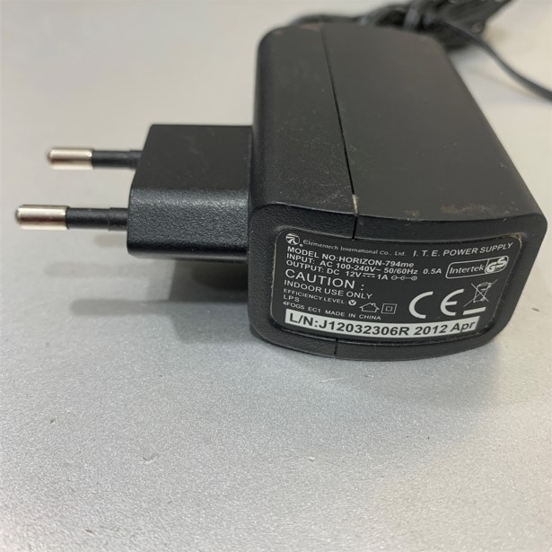 Adapter 12V 1A HORIZON-794me Connector Size 5.5mm x 2.5mm