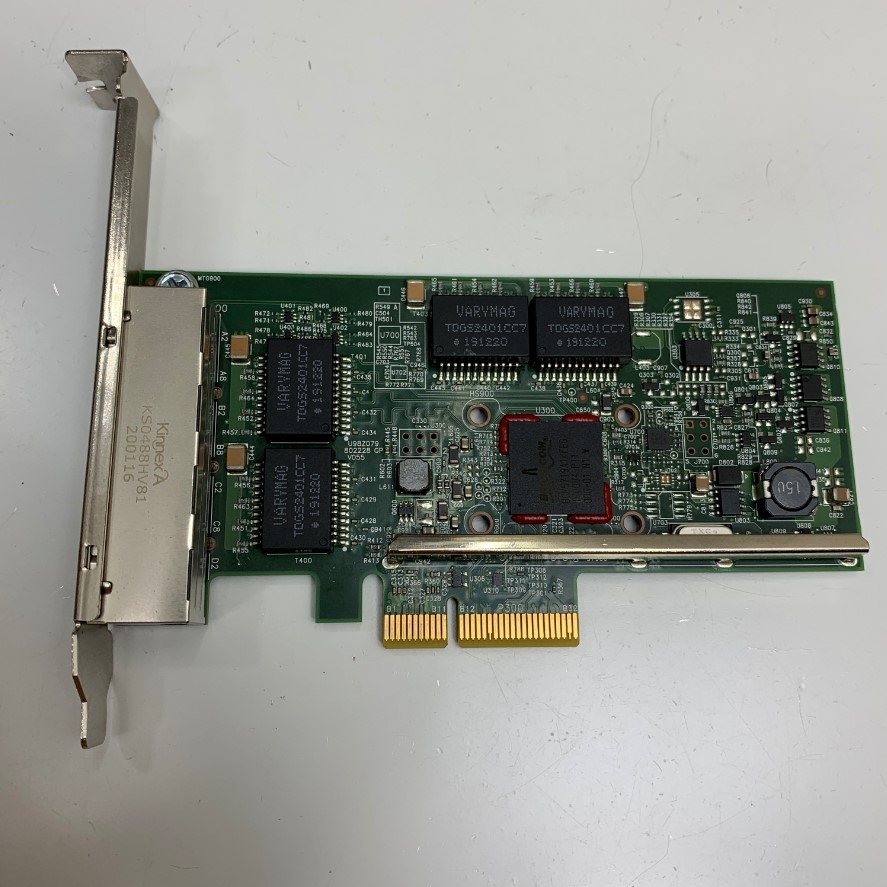 Card Mạng Dell Broadcom NetXtreme Gigabit Ethernet Quad Port 1GB RJ45 Network PCIE X4 Express BCM95719A1904G For Server, GigE Interface, Industrial Card Network