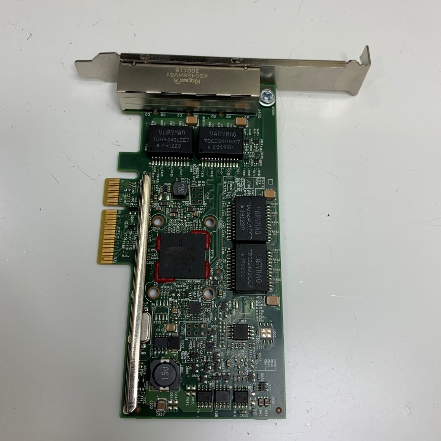 Card Mạng Dell Broadcom NetXtreme Gigabit Ethernet Quad Port 1GB RJ45 Network PCIE X4 Express BCM95719A1904G For Server, GigE Interface, Industrial Card Network