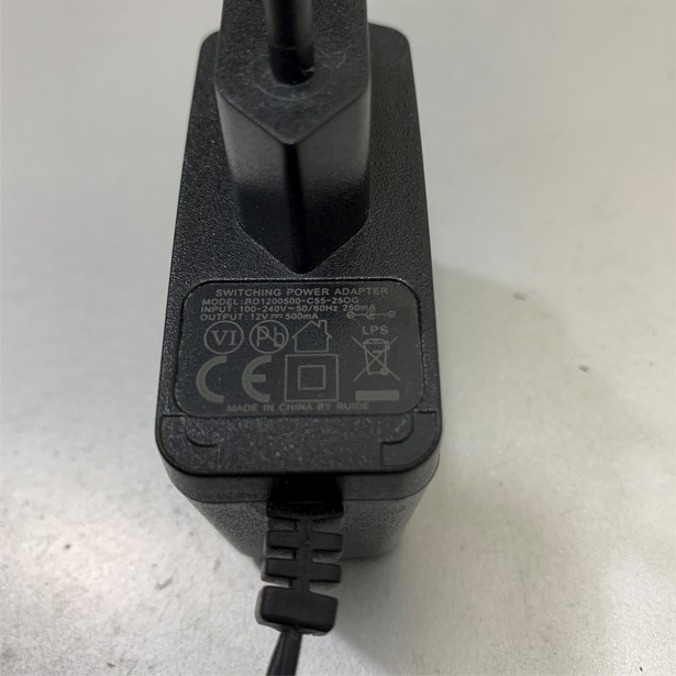 Adapter 12V 0.5A RD1200500-C55 Connector Size 5.5mm x 2.1mm