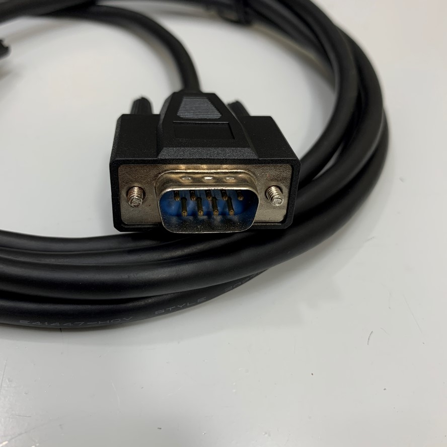 Cáp RS-232C Serial DB9 Male to Male Dài 3M 10ft Shielded Cable For Cân Điện Tử CAS XE-600HR, CAS XE Series Industrial Weiching Machine and Thermal Receipt Pinter POS-5870 Interface RS232