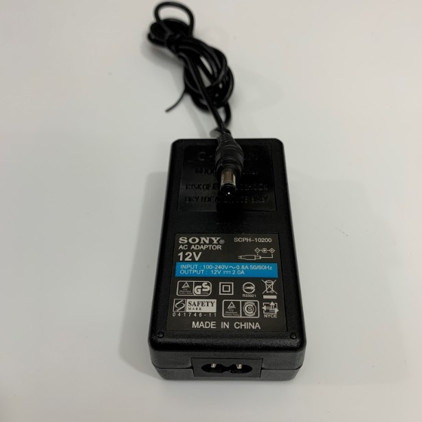 Adapter 12V 2A SONY SCPH-10200 Connector Size 5.5mm x 2.5mm