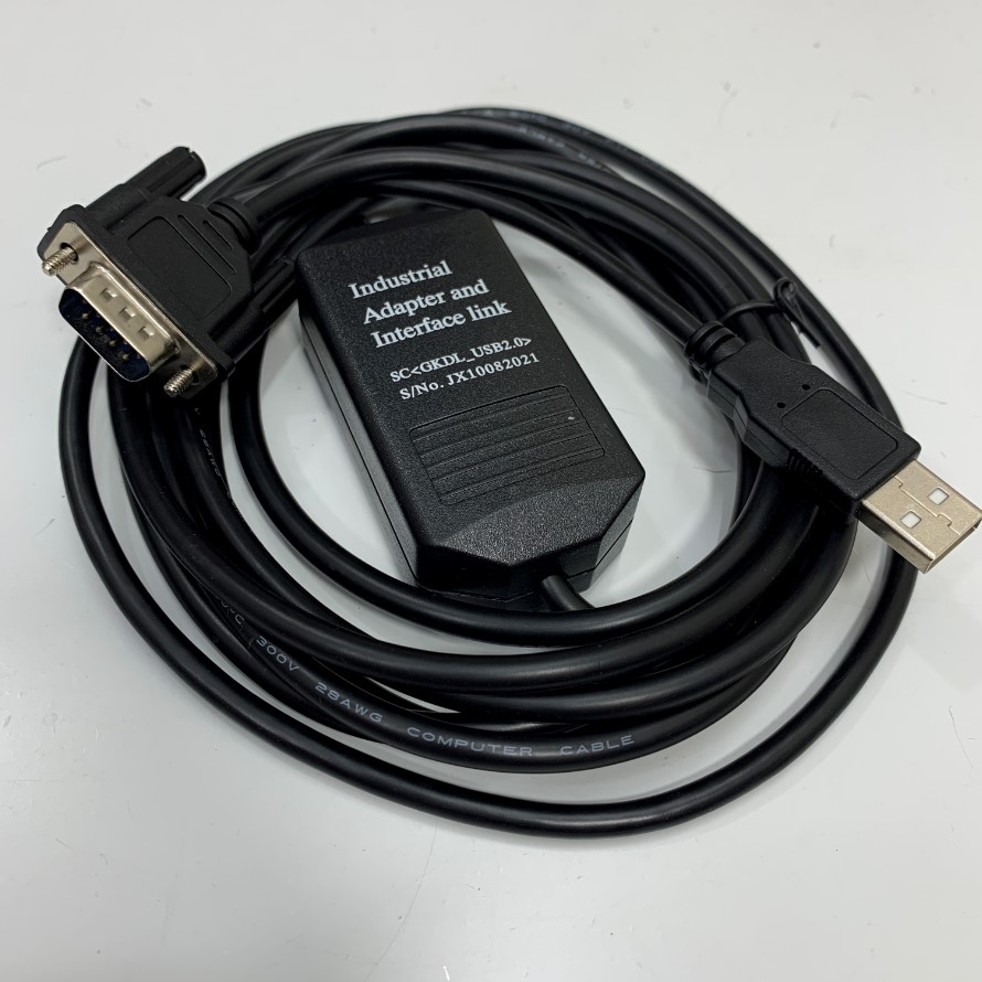 Cáp Vhbw USB-PPI USB to RS485 Adapter Programming Cable Download For Siemens S7-200 Series PLC CPU226
