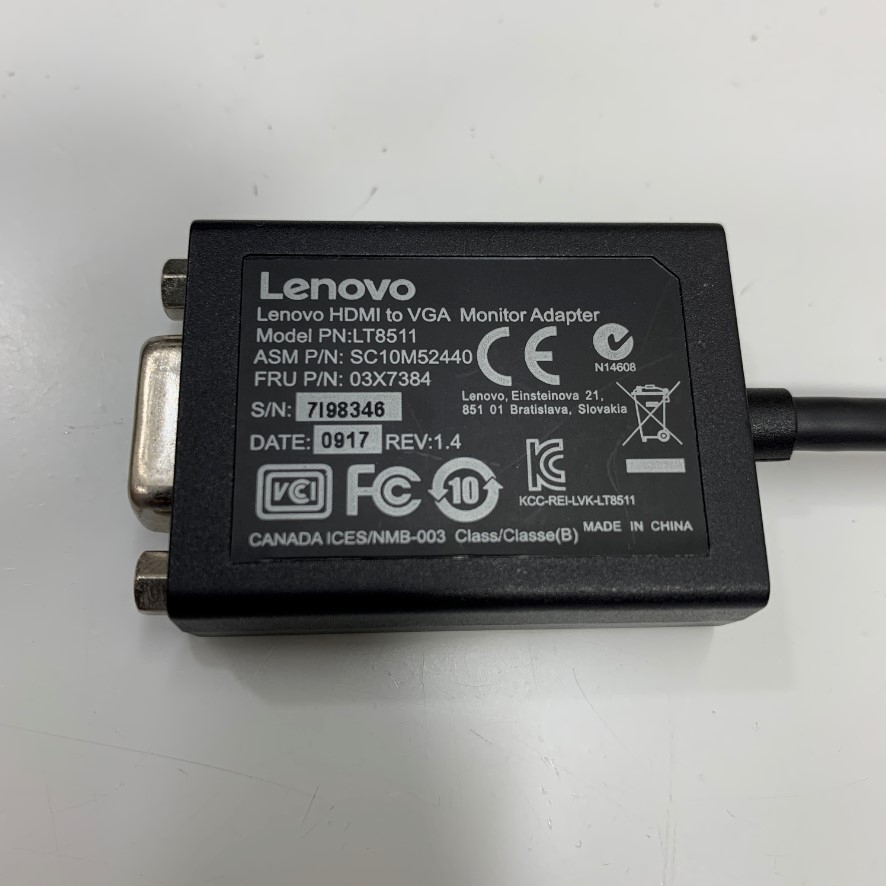 Cáp Chuyển Lenovo HDMI to VGA Monitor Adapter LT8511