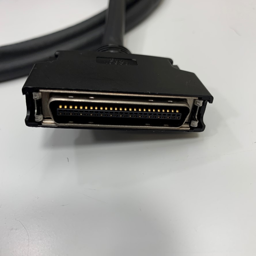 Cáp SCSI I/O Signal MDR 50 Pin Male to Male Straight Connector 3M With Latch Clip Screw Dài 1.3M 4ft Cable TAIYOUNG E108683 28AWG X 25PR AWM 20276 VW-1 80°C 30V For Servo Drive