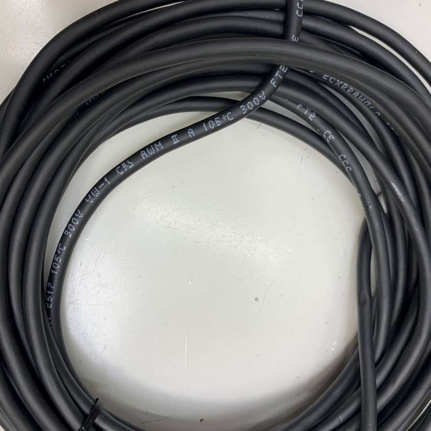 Cáp 7M Power Cable Connector Hirose HR10A-7P-6P(73) 6 Pin Female to 2 Core For Basler AVT GigE Sony CCD Industrial Camera Power Signal Cable