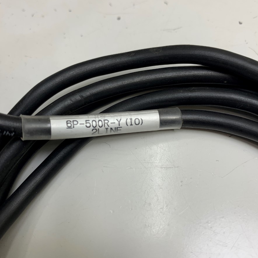 Cáp 1.6M Power Cable Connector Hirose HR10A-7P-6P(73) 6 Pin Female to 2 Core For Basler AVT GigE Sony CCD Industrial Camera Power Signal Cable