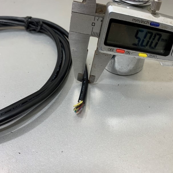 Dây Cáp Hàn Và Đấu Mạch Điều Khiển Tín Hiệu 18 Core 300V Cable OD 5.0mm JINLIANLI Black Length 1M