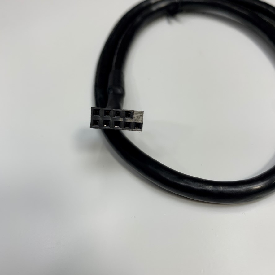 Cáp 0.5M ASUS 14011-05600000 Cable Round IDC 9 Pin Female to Female Pitch 2.54mm For Motherboard USB 2.0 9 Pin Header, I/O Communication CNC/PLC Cable