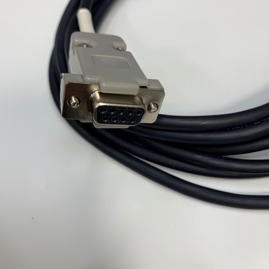 Cáp 4M 13ft Conncetor DB9 Female to 8 Core Bare Wire RS232/RS485 Serial Port Extension Cable 300V 24AWG x 8C SHIN HWA  For I/O Cable PLC/HMI
