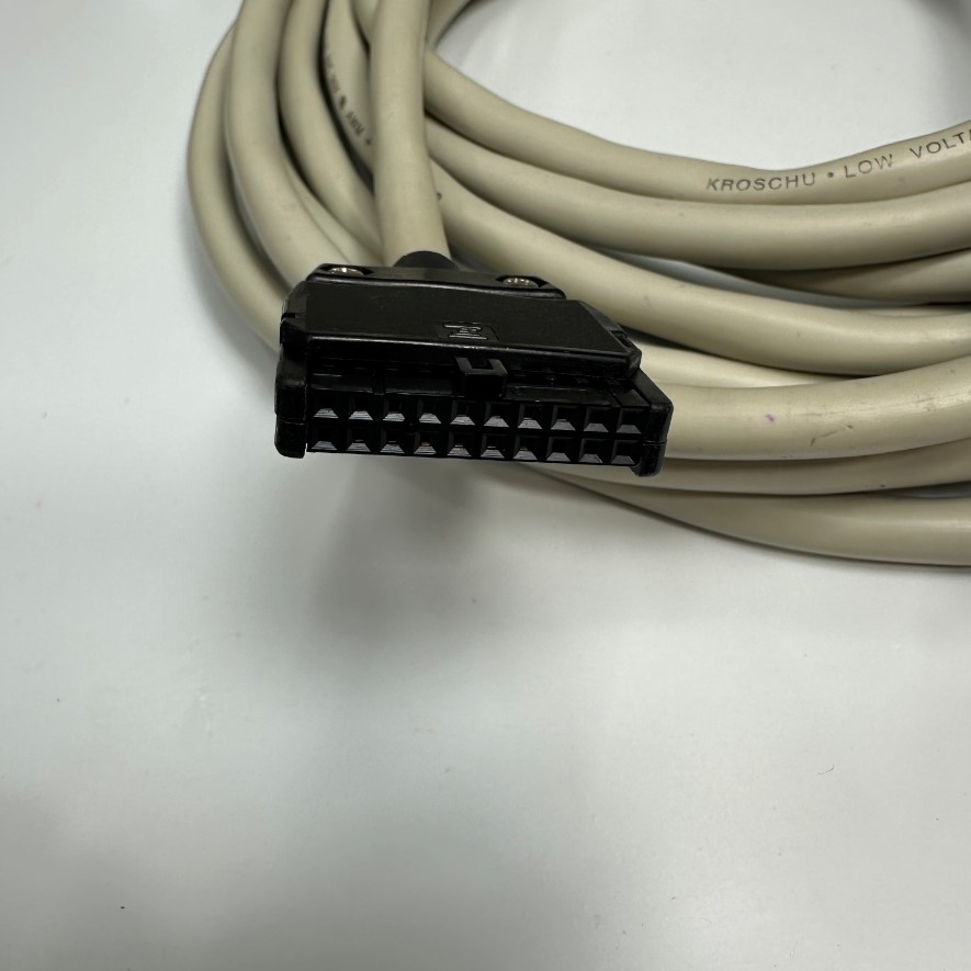 Cáp 5M 17ft Cable Connector IDC 20 Pin Female to 15 Core Bare Wire Open For Encoder System Cable