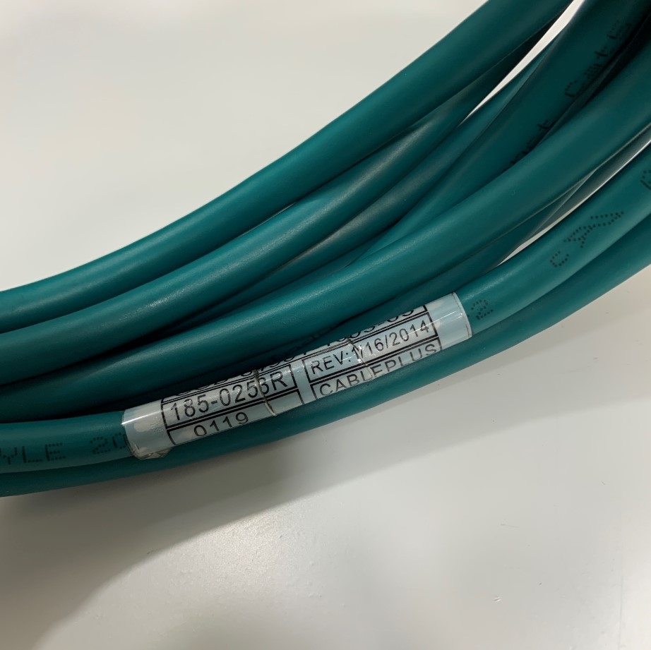 Cáp CCB-84901-1003-05 Cognex 17Ft Dài 5M M12 A-Code 8 Pin Male to RJ45 Ethernet Cable Hàng Original Theo Thiết Bị Đã Qua Sử Dụng