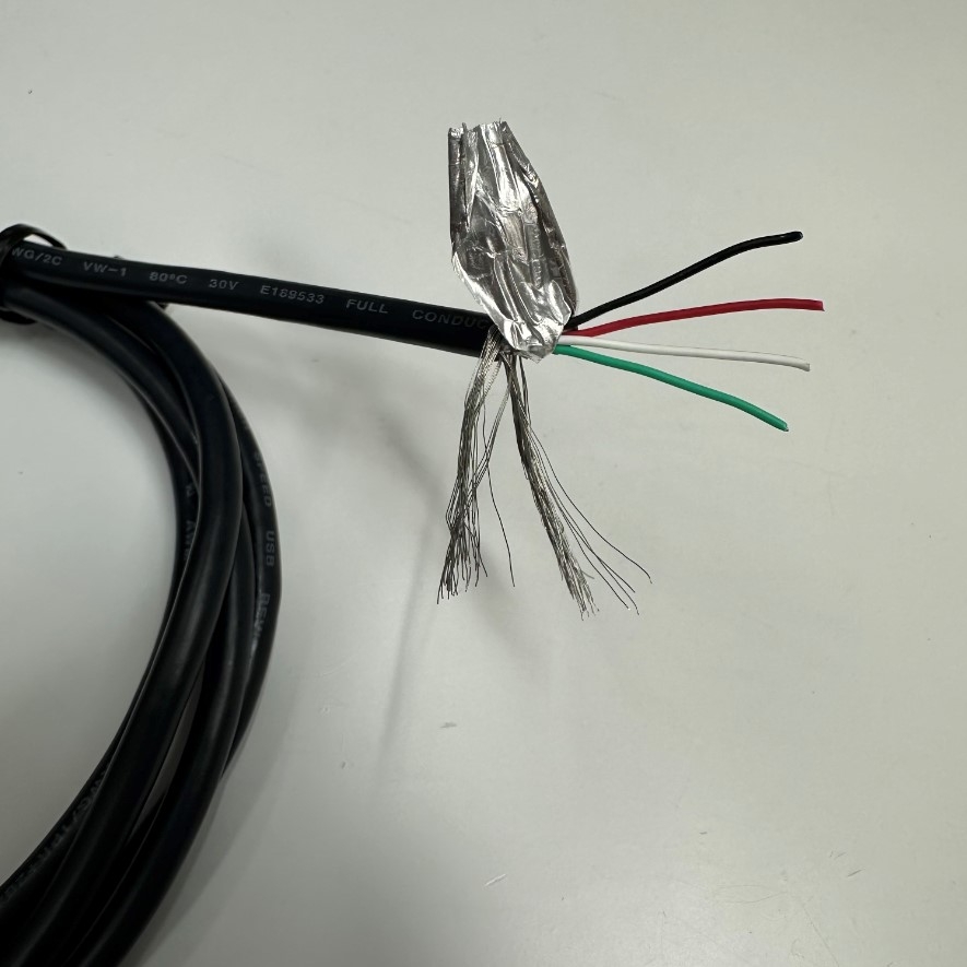 Cáp 1.2M 4ft Shielded Cable Mini USB 5 Pin Male to DB9 Female RS232 Serial For Kiểm Tra Quá Trình Sản Xuất Và Kiểm Tra Sản Phẩm Cuối Cùng Trước Khi Xuất Xưởng