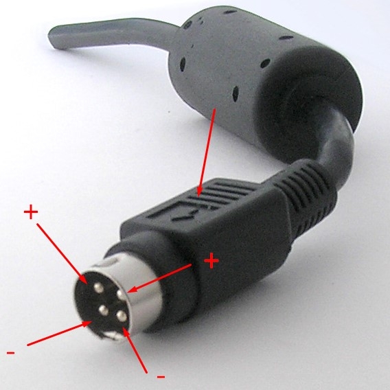 Adapter 19V 7.9A APD 150W Connector Size 4 Pin Mini Din 10mm