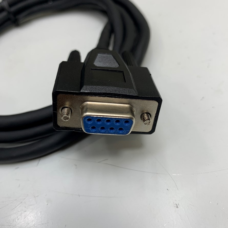 Cáp Điều Khiển RS232 Communication RJ45 to DB9 Female Shielded Cable Dài 1.8M 6ft Connector CN3 Port AC Servo Drive Inovance IS620P Series with Computer