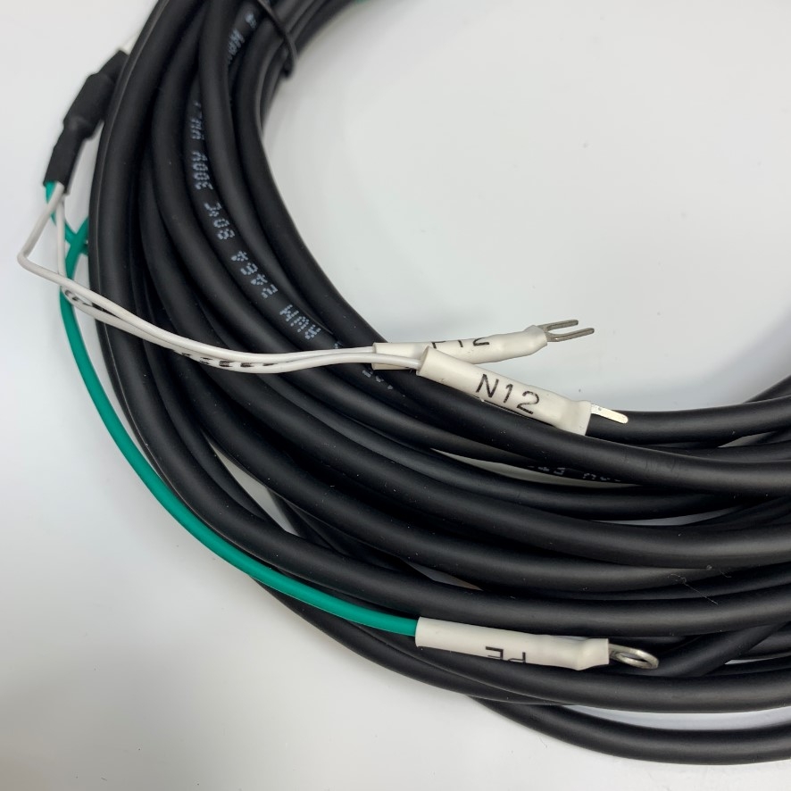 Cáp 10M 33ft Power Cable Connector Hirose HR10A-7P-4P(73) 4 Pin Male to 2 Core Open End + PE For Industrial Camera