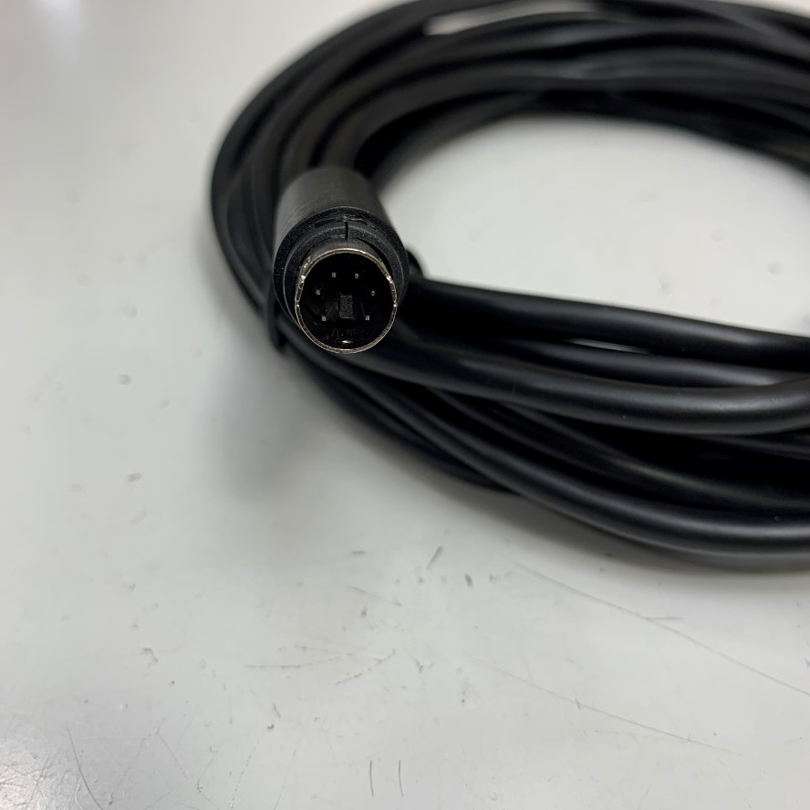 Cáp 7M 23ft RS232 Communication PMC-310S Cable Shielded Mini Din 6 Pin to DB9 Female For LS eXP40 eXP60 XGT HMI Panel witch PLC LS XGB Series