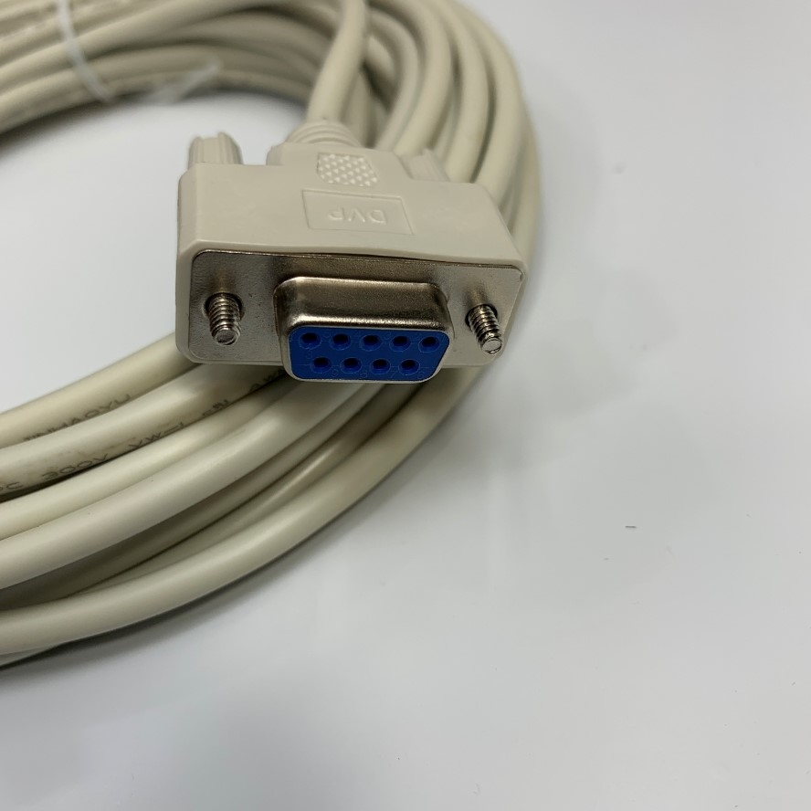 Cáp Lập Trình 8M 26ft RS232 Shielded Cable Mini Din 8 Pin Male to DB9 Female For PLC to HMI/Computer Communication Cable