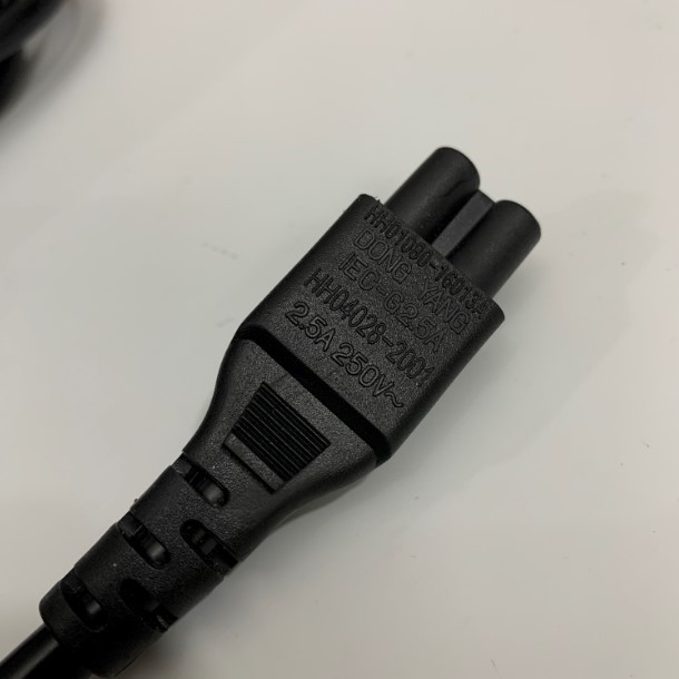 Dây Nguồn DONG YANG DYP-G10B HH01080-16013A Chuẩn 2 Chân Đầu Tròn AC Power Cord Schuko CEE7 Euro Plug to C5 10A 2.5A 250V 3x0.75mm² Length 5M