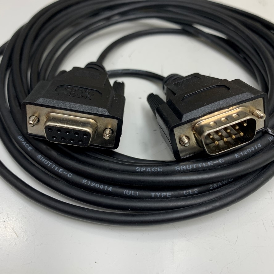 Cáp Điều Khiển APC Smart UPS Smart Signaling Serial Cable BLACK 940-1524D Serial 9Pin Extension Male to Female RS232 DB9 9 Pin M-F Length 5M