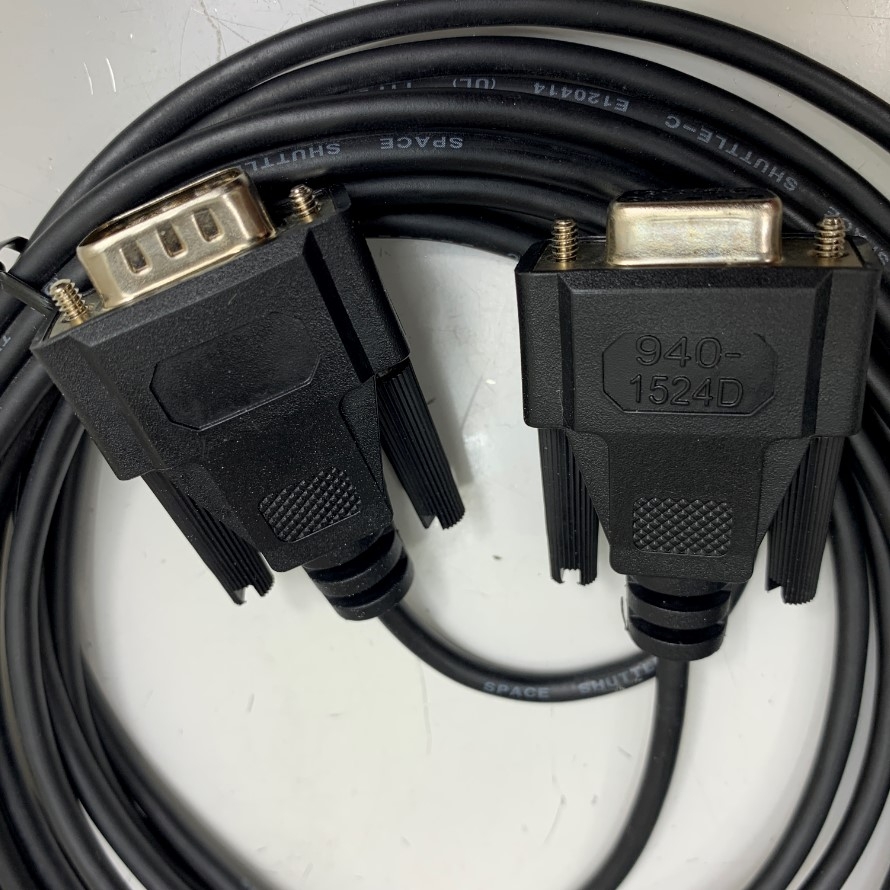 Cáp Điều Khiển APC Smart UPS Smart Signaling Serial Cable BLACK 940-1524D Serial 9Pin Extension Male to Female RS232 DB9 9 Pin M-F Length 5M