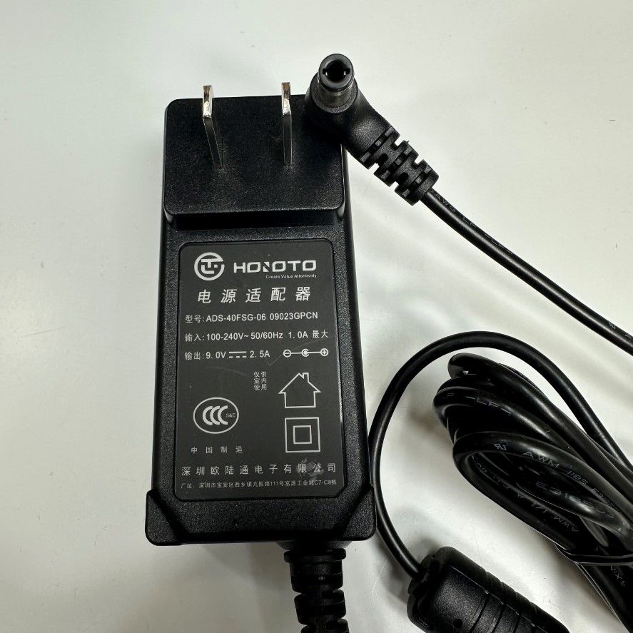 Adapter 9V 2.5A 30W HOIOTO ADS-40FSC-06 Connector Tip Size 5.5mm x 2.5mm For Máy đo hiện sóng FNIRSI Digital Oscilloscope + Transistor Tester + Signal Generator