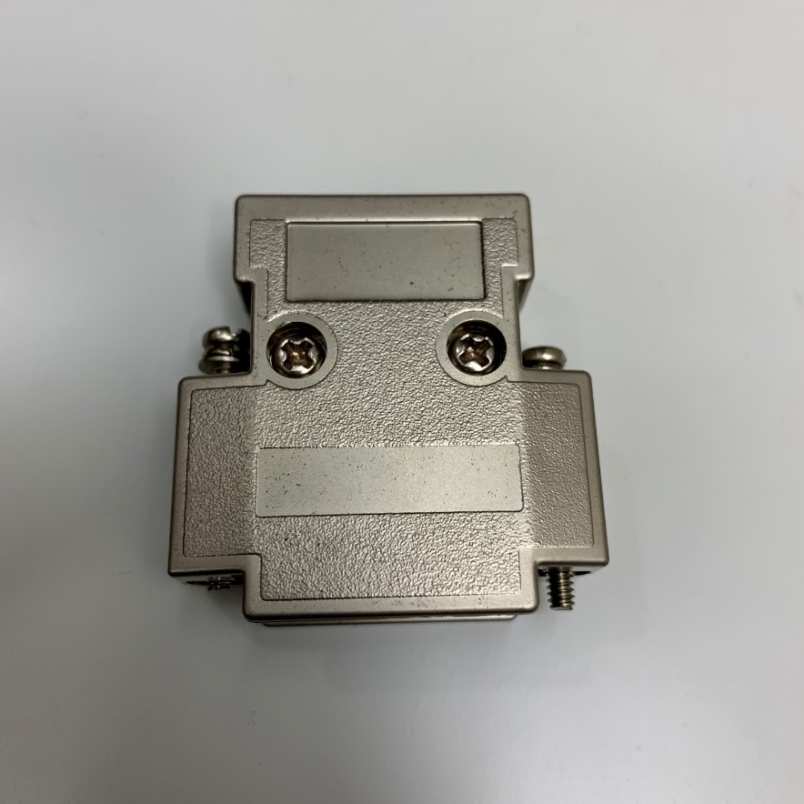 Vỏ Ốp Original Metal Shell Cover Housing Hood Colour Silver For D-Sub DB15 Pin 2 Row Series Connector Plug 15 Way Panel Mount