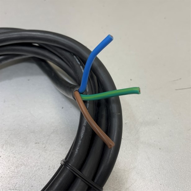 Đây Nguồn Đấu Bo Mạch Bare Wire to IEC C13 Electrical Power Cord AC DC Power Supply Extension Cable 250V 10A 3x0.824mm² H05VV-F OD 8.0mm length 4M