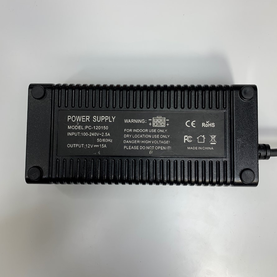 Adapter 12V 15A 180W PC-120150 OEM Thay Thế FSP150-AHAN1 12V 12.5A 150W Connector Tip Size 4 Pin Mini Din 10mm Plug For TS-412 TS-410 Turbo NAS