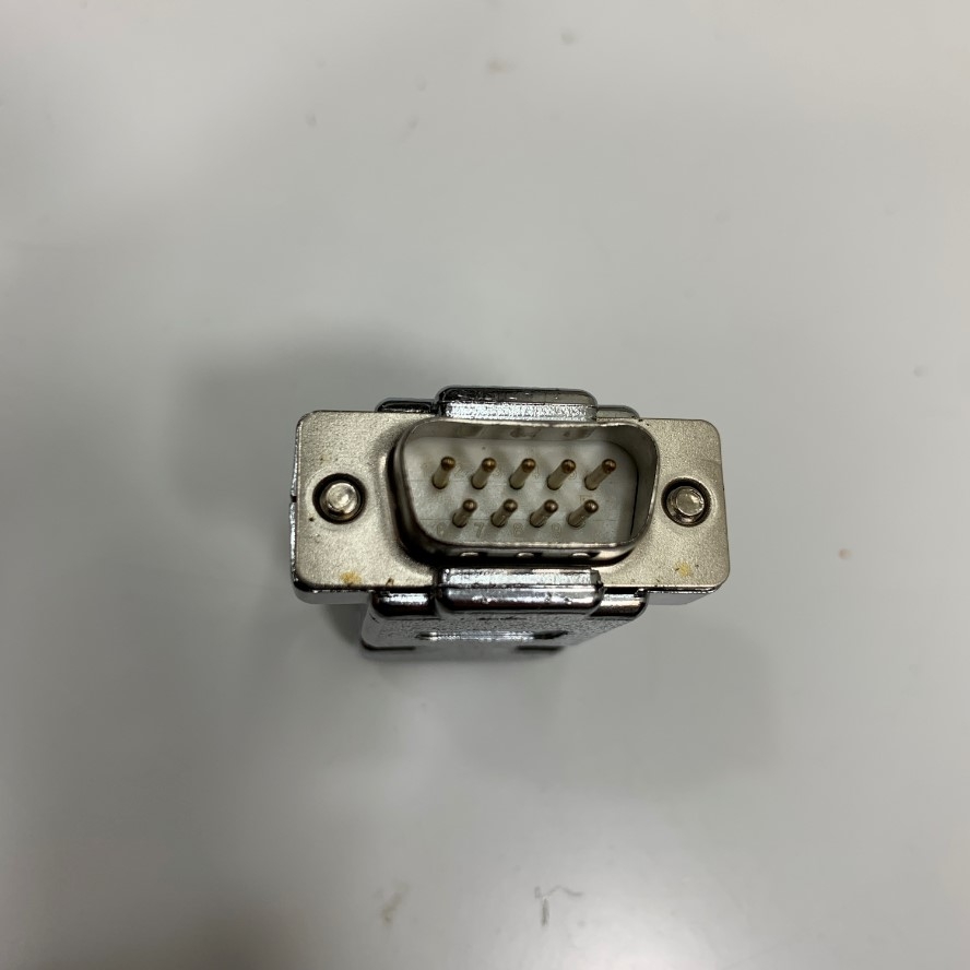 Đầu Jack Hàn RS232 DB9 Male Metal Connector Gold Plated Shell Kit 9 Pin Serial Port For PLC/HMI/ Servo Driver Encoder Communication Cable