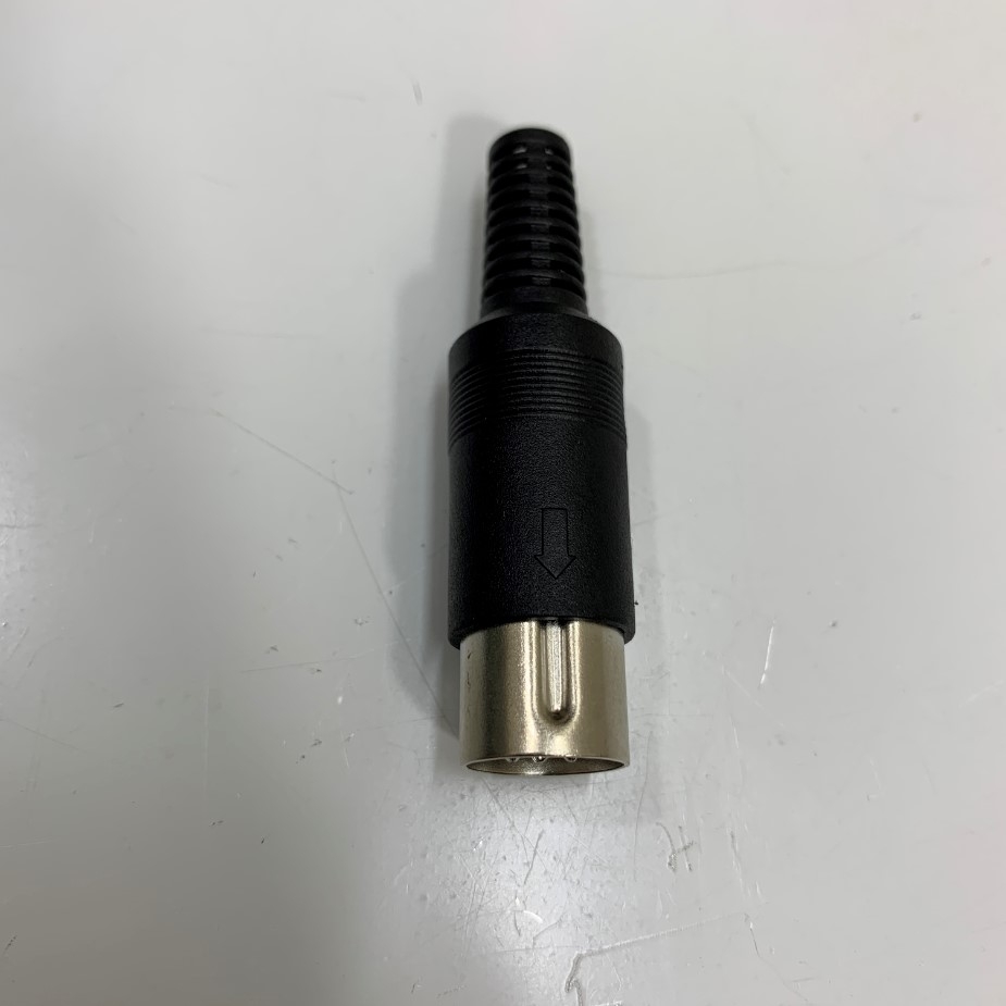 Rắc Hàn DIN 8 Pin Connector Plug Male For Balance Interface RS232, RS-232C Cân Điện Tử A&D Weighing Series Industrial Counting Scale and Computer
