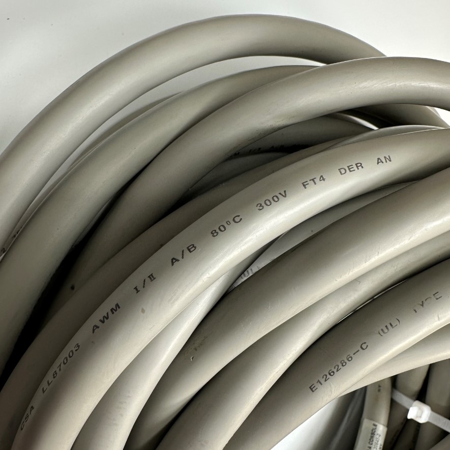 Cáp 22M 73ft Shielded Power Supply Signal DER AN 25 Core x 0.34mm² E126286-C 22AWG 80℃ 300V OD 13mm For GE Light Speed VCT 64 Slice CT Scan Control Cable