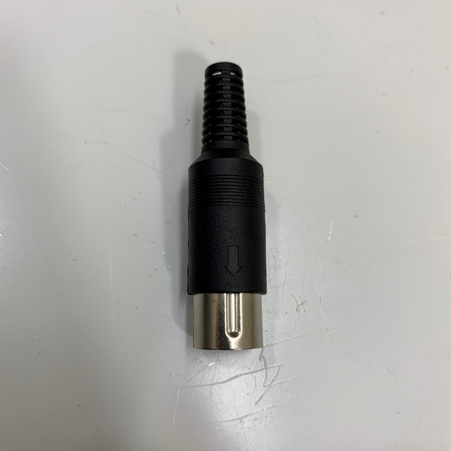 Rắc Hàn DIN 7 Pin Connector Plug Male For Balance Interface RS232, RS-232C Cân Điện Tử A&D Weighing Series Industrial Counting Scale and Computer
