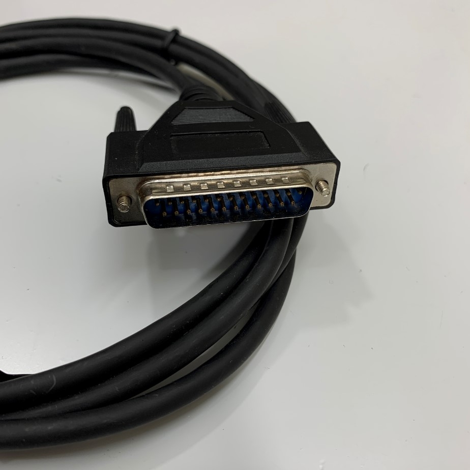 Cáp Cân Điện Tử Balance A&D AX-KO577A-200 Dài 2M Cable DIN 7 Pin Male to DB25 Male Có Chống Nhiễu Shielded For A&D Industrial Counting Scale and Computer