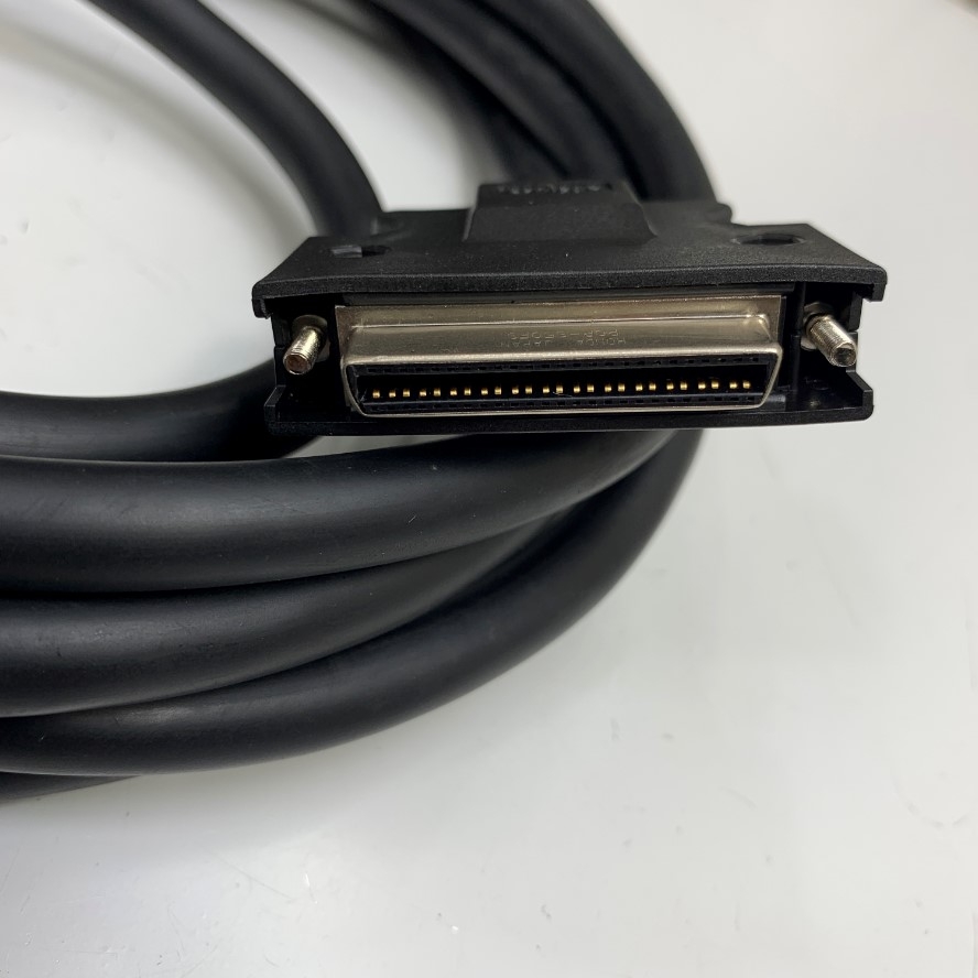 Cáp Điều Khiển SCSI MDR 50 Pin Female Suntone With Screw Pitch 1.27mm Gold Plated to 50 Core Bare Wire Open End Dài 3M 10ft Cable OD 10mm For Servo Motor Driver Control I/O Cable