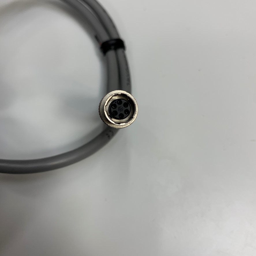 Cáp 0.5M 1.6ft Power Cable Connector Hirose HR10A-7J-6S(73) 6 Pin Female to Female Circular For Industrial Camera Basler Hikrobot