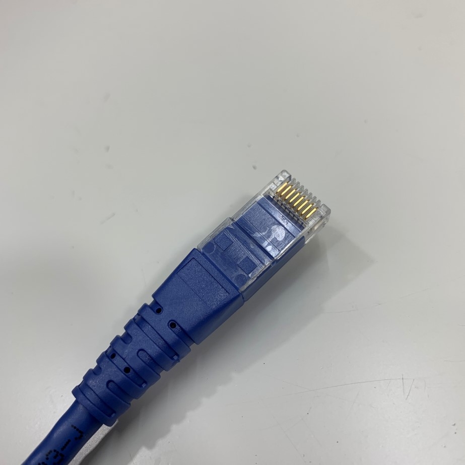 Cáp CGNR-R-001F 100cm Cable RJ45 CAT6 UTP Gigabit PVC 24AWG Industrial Ethernet RJ45 Network Patch Cord Straight Through Blue Length 1M For CN5 Ezi-SERVO-PR only