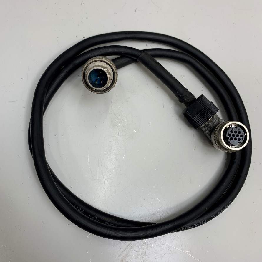 Cáp 1M 3.3ft Connector Sam Woo 19-5 5 Pin Male to DDK CM10-SP10S-M 10 Pin Female 90 Degree For Servo Servo Motor Encoder Original Cable
