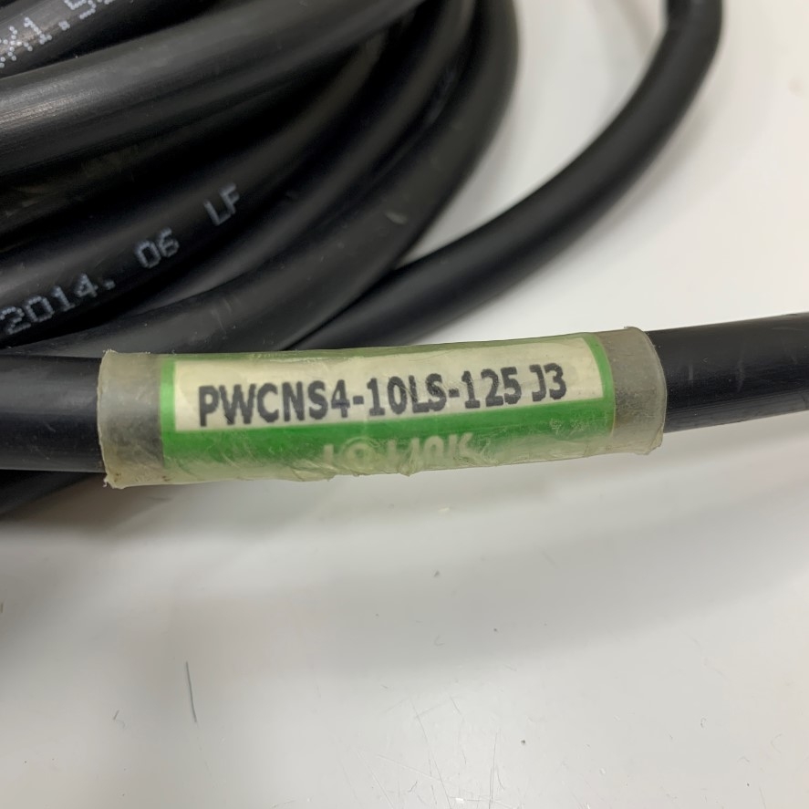 Cáp Original IOLINK PWCNS4-10LS-125 J3 Dài 10M 33ft Circular Connector Plug 18-10 4 Pin Female MS3057-10A Cable SAMWON IEC 60227-5 300/500V VCTF 4C×1.5SQ OD 10mm in Korea