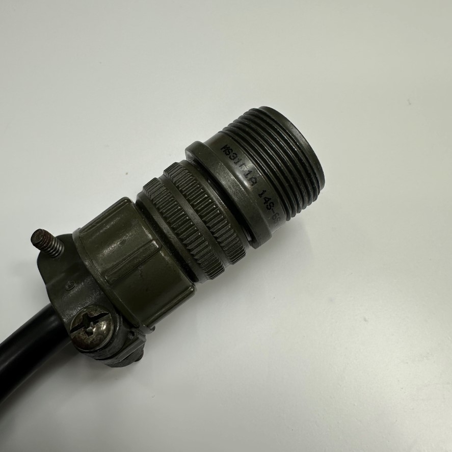 Cáp 1.6M 5.3ft Cable Connector Amphenol MS3106A 14S-6S 6 Pin Female to 4 Core Flying Leads Motor Connector Cable