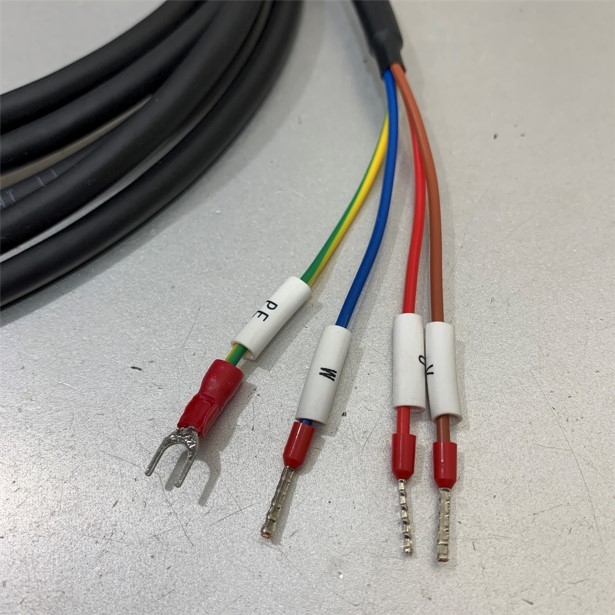 Cáp Nguồn MITSUBISHI Servo Power Line MR-PWS1CBL3M-A1-H Cable 3M For AC Servo Amplifier MELSERVO-J4 Series