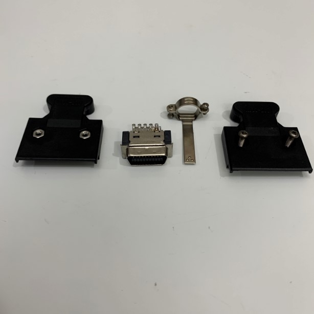 Đầu Rắc Hàn MY11-20T 10120 SCSI MDR 20 Pin Male For MDR CN1 CN2 Servo Drive Yaskawa Panasonic Mitsubishi
