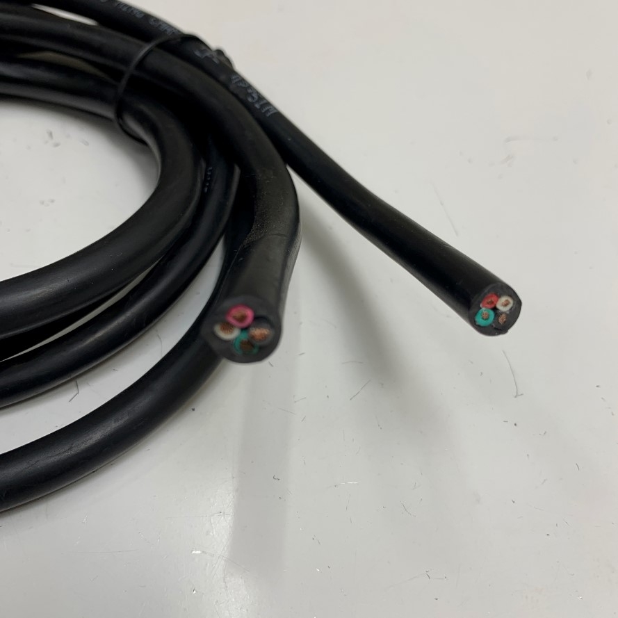 Cáp 1M 3.3ft PLT AMS3106B 22-23S 8 Pin Female Connector to 6 Core For Servo Motor Power Original Cable