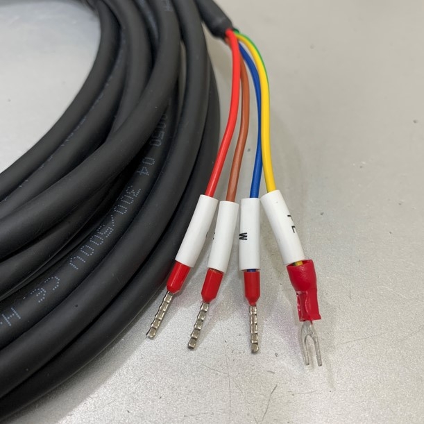 Cáp Nguồn MITSUBISHI Servo Power Line MR-PWS1CBL5M-A1-H Cable 5M For AC Servo Amplifier MELSERVO-J4 Series