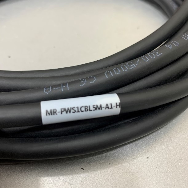 Cáp Nguồn MITSUBISHI Servo Power Line MR-PWS1CBL5M-A1-H Cable 5M For AC Servo Amplifier MELSERVO-J4 Series