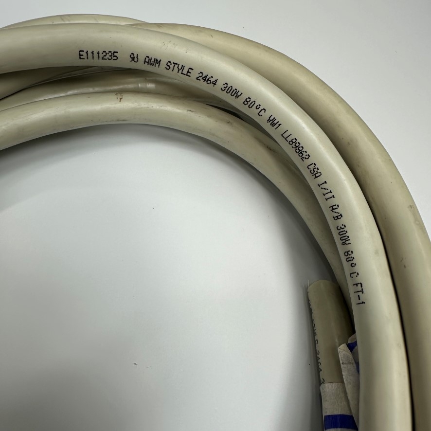 Cáp 3.7M 13ft Shielded Cable E111235 40 Core x 0.2mm² 24AWG 80°C 300V Multi Pair OD 12mm Grey Cable AWM 2464 VW1 LL89862 CSA For Signals Servo Motor Encoder, Industrial I/O Communication