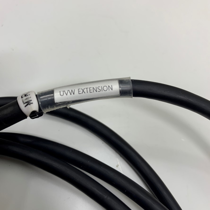 Cáp UVW Extension Encoder Cable 4 Pin Molex Male to Female Dài 2M 6.5ft For Power Servo Motor Encoder Cable