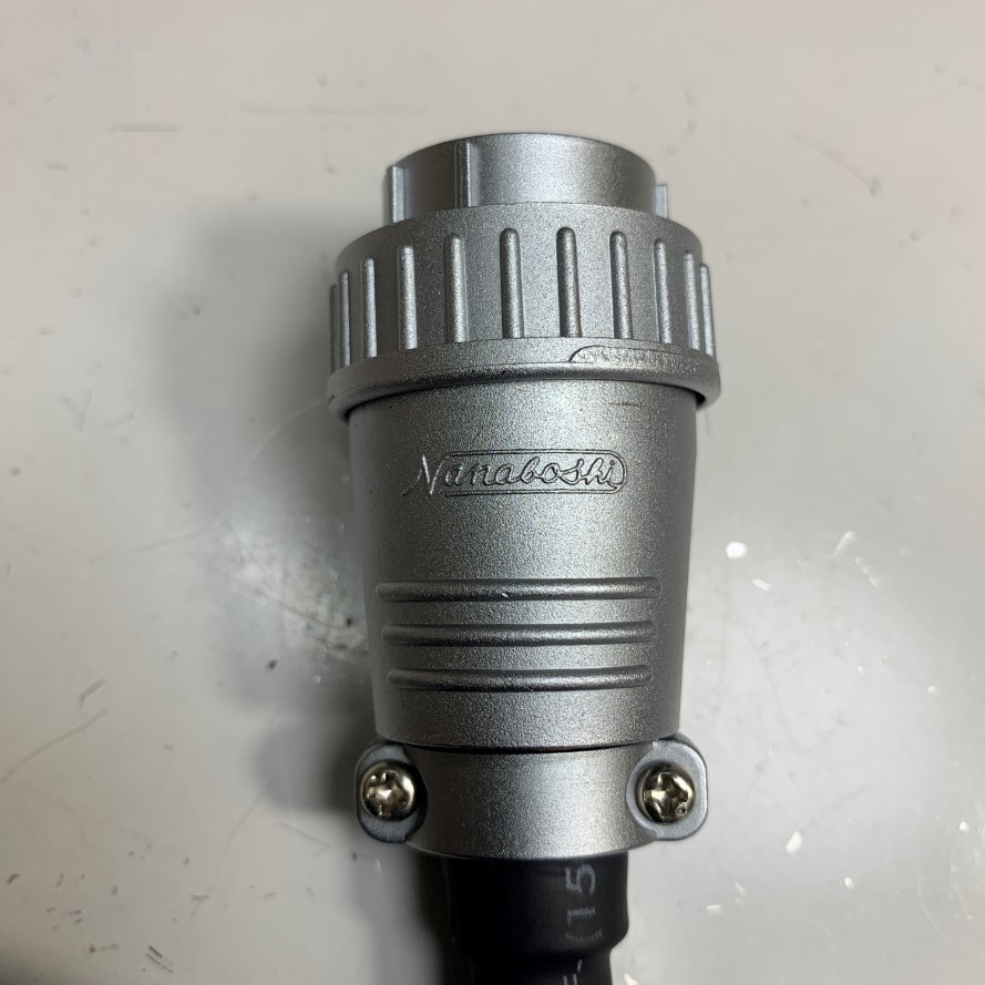 Cáp 3M 10ft Industrial Circular Connector NANABOSHI NJC-28-24-PM 24 Pin Male to Female Plug Cable 24 x 0.3mm² 25AWG E66085-C 80C 300V VW-1 MISUMI CORD OD 11.5mm For Power Cable and Control Robotics, CNC Machines