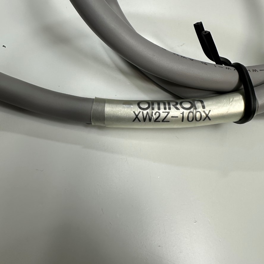 Cáp 1M 3.3ft Omron XW2Z-100X Cable Round Connector IDC 20 Pin Female to Female Pitch 2.54mm For Servo Driver/PLC and Terminal Block Breakout Omron Series XW2D Board